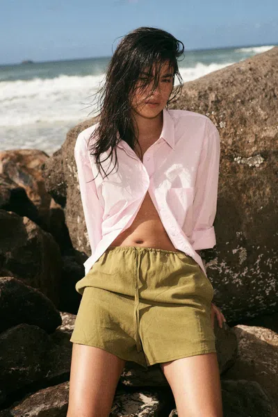 Rowie The Label Tia Shorts In Gray