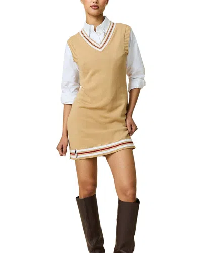 Rowing Blazers Cable Dress In Camel