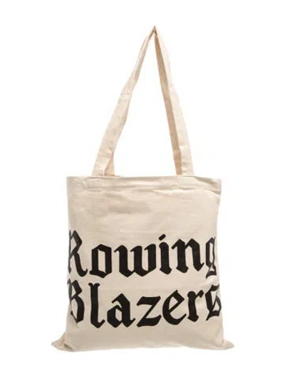Pre-owned Rowing Blazers Canvas Tote In Neutrals