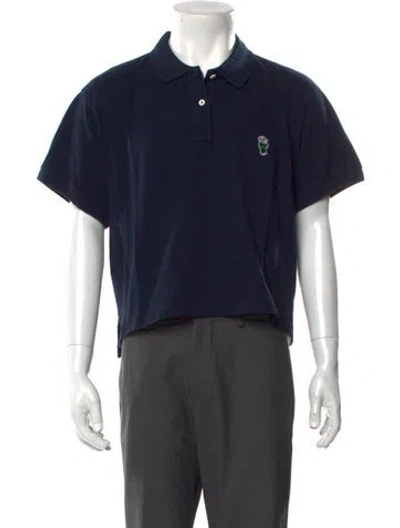 Pre-owned Rowing Blazers Collar Short Sleeve Polo Shirt In Neutral