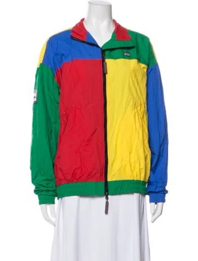 Pre-owned Rowing Blazers Colorblock Pattern Jacket In Multi
