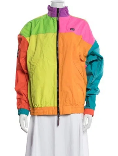 Pre-owned Rowing Blazers Colorblock Pattern Jacket In Multi