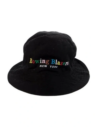 Pre-owned Rowing Blazers Cotton Bucket Hat In Black