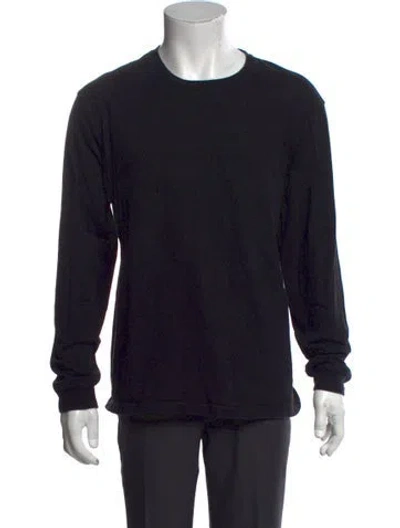 Pre-owned Rowing Blazers Crew Neck Long Sleeve T-shirt In Black