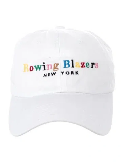 Pre-owned Rowing Blazers Embroidered Baseball Hat In White