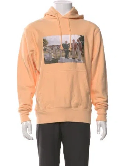 Pre-owned Rowing Blazers Graphic Print Crew Neck Hoodie In Orange