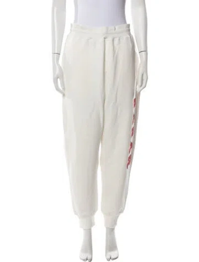 Pre-owned Rowing Blazers Graphic Print Sweatpants In Neutrals