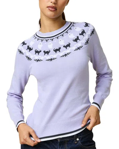 Rowing Blazers Halloween Fairisle Sweater In Purple
