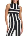 Rowing Blazers Knit Stripe Wool-blend Tank In White