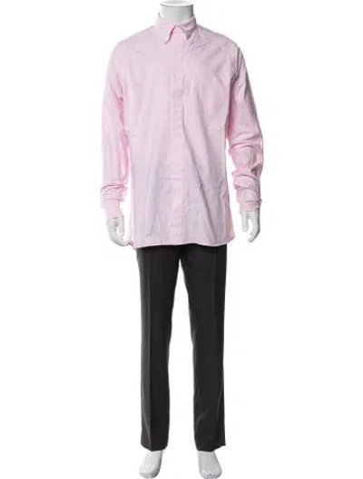 Pre-owned Rowing Blazers Long Sleeve Dress Shirt In Pink