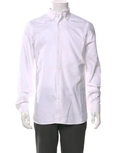 Pre-owned Rowing Blazers Long Sleeve Dress Shirt In White