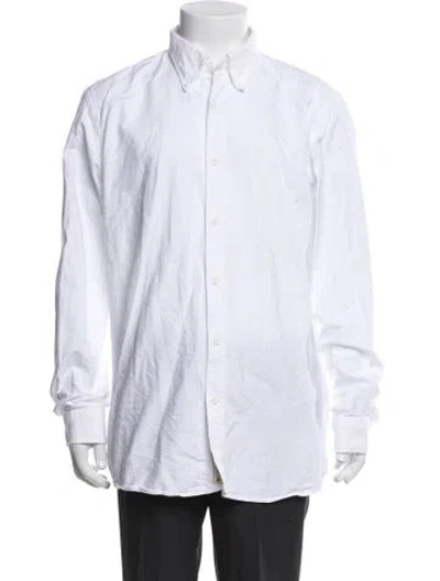 Pre-owned Rowing Blazers Long Sleeve Dress Shirt In White