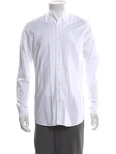 Pre-owned Rowing Blazers Long Sleeve Dress Shirt In White