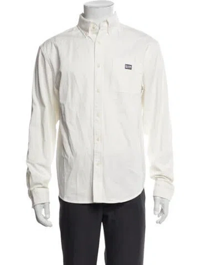 Pre-owned Rowing Blazers Long Sleeve Dress Shirt In White