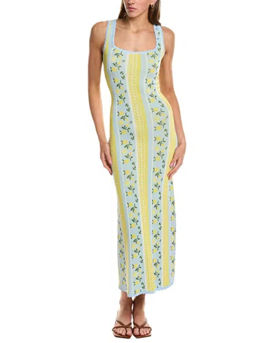 Rowing Blazers Maxi Tank Dress In Yellow