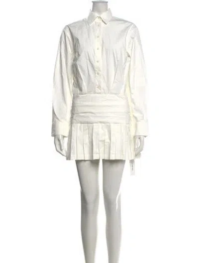 Pre-owned Rowing Blazers Mini Dress In White