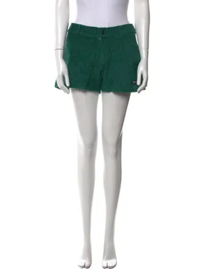 Pre-owned Rowing Blazers Mini Shorts In Green