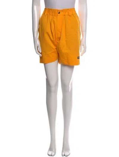 Pre-owned Rowing Blazers Mini Shorts In Yellow