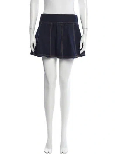 Pre-owned Rowing Blazers Mini Skirt In Blue