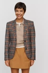 Rowing Blazers Plaid Blazer Jacket In Multicolor