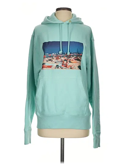 Pre-owned Rowing Blazers Pullover Hoodie In Teal
