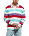 Rowing Blazers Rugby Starboard Stripe Pullover In Multi