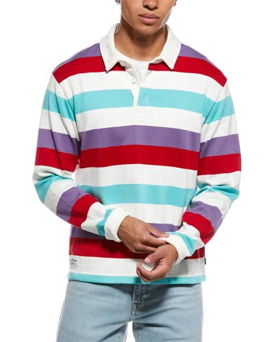 Rowing Blazers Rugby Starboard Stripe Pullover In Multi