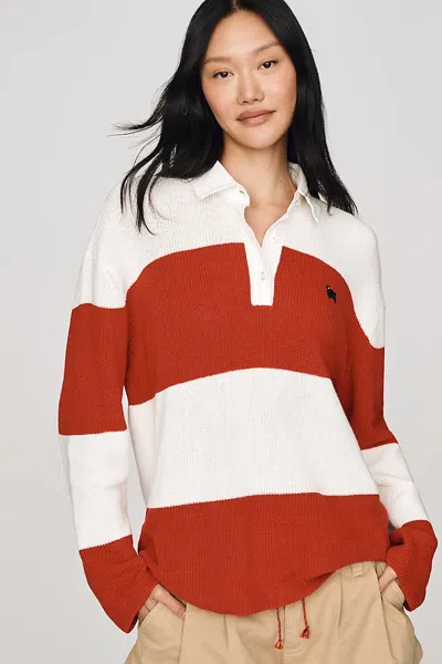 Rowing Blazers Sheep Rugby Top In Orange