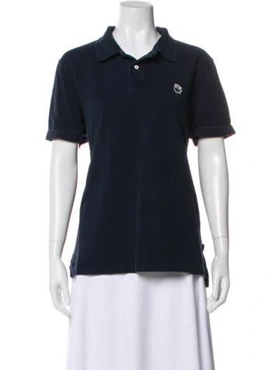 Pre-owned Rowing Blazers Short Sleeve Polo In Gray