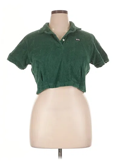 Pre-owned Rowing Blazers Short Sleeve Polo Shirt In Green