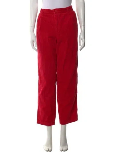 Pre-owned Rowing Blazers Straight Leg Pants In Red