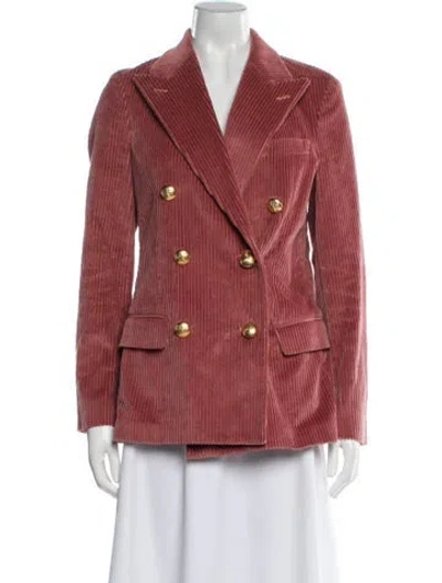 Pre-owned Rowing Blazers Striped Blazer In Pink