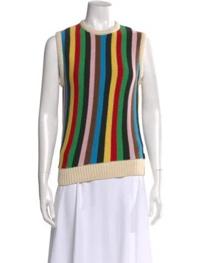 Pre-owned Rowing Blazers Striped Crew Neck Sweater In Multi