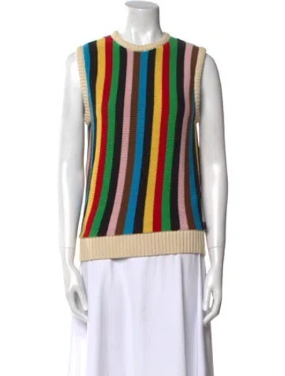 Pre-owned Rowing Blazers Striped Crew Neck Sweater In Multi