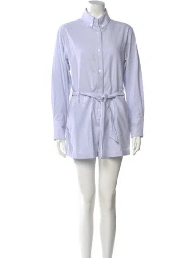 Pre-owned Rowing Blazers Striped Romper In Blue