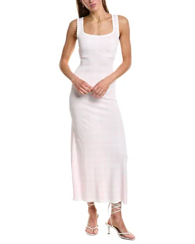 Rowing Blazers Tank Knit Dress In Pink Gingham