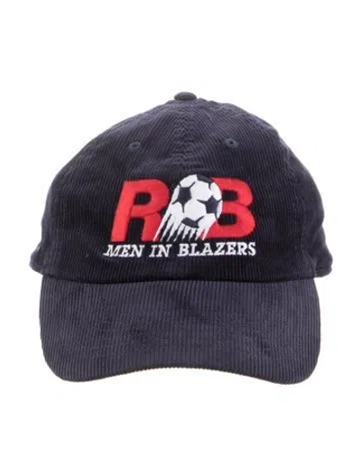 Pre-owned Rowing Blazers Velvet Baseball Cap In Blue