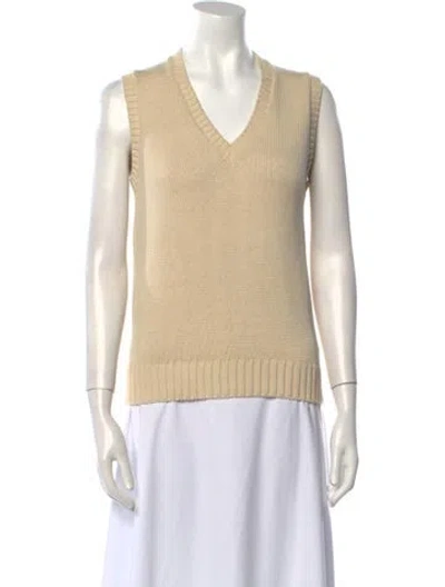 Pre-owned Rowing Blazers V-neck Sweater In Neutral