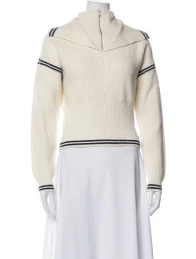 Pre-owned Rowing Blazers V-neck Sweater In White