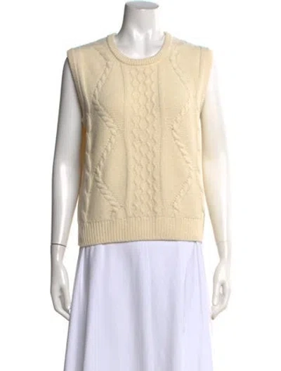 Pre-owned Rowing Blazers Wool Crew Neck Sweater In Neutrals