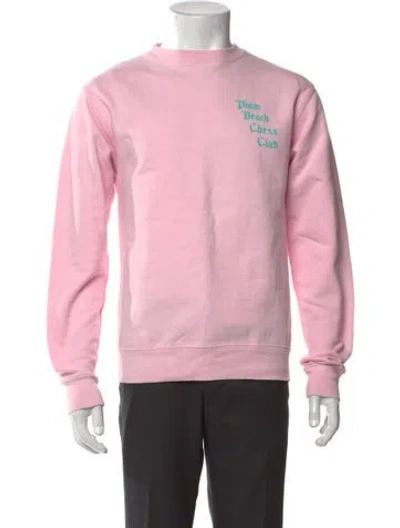 Pre-owned Rowing Blazers X First Sport Graphic Print Sweatshirt In Pink