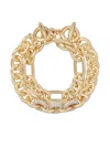 Roxanne Assoulin A Little Something Extra Chain-link Bracelet In Gold