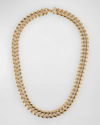 Roxanne Assoulin All Lined Up Necklace In Shiny Gold