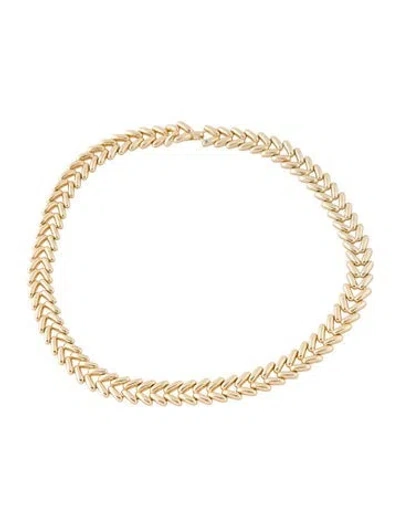 Pre-owned Roxanne Assoulin 'all Linked Up' Chain Necklace, 16" In Multi