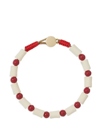 Roxanne Assoulin Beaded Carnelian Bracelet In Neutral