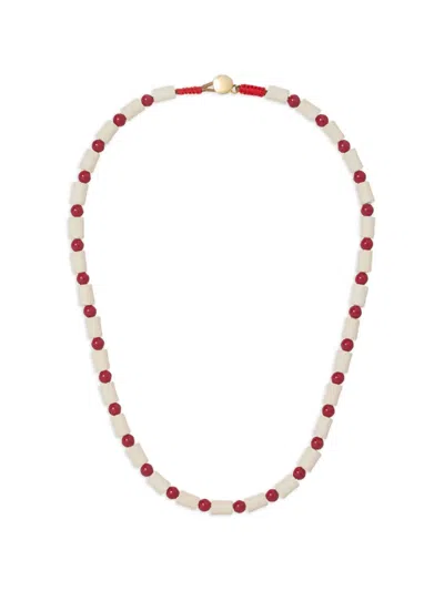 Roxanne Assoulin Beaded Carnelian Necklace In Neutral