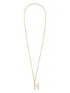 Roxanne Assoulin Big Puffy Initial Necklace In Gold