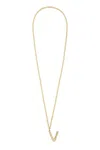 Roxanne Assoulin Big Puffy Initial Necklace In Gold