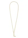 Roxanne Assoulin Big Puffy Initial Necklace In Gold