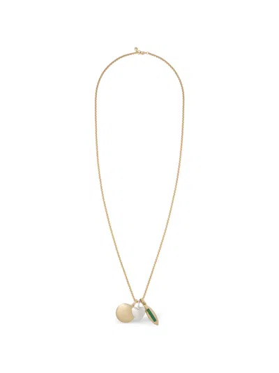 Roxanne Assoulin Charm-pendant Box-chain Necklace In Gold